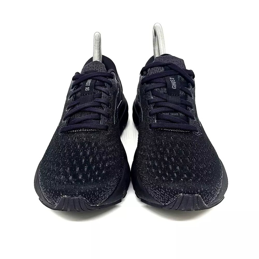 Brooks Ghost 16 Shoes Black Sneakers Running Casual Wide D Women's Size 6 - Picture 3 of 12
